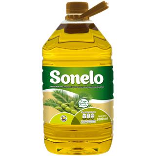 Aceite Vegetal Soya y Oleína de Palma Sonelo 3 000 ml