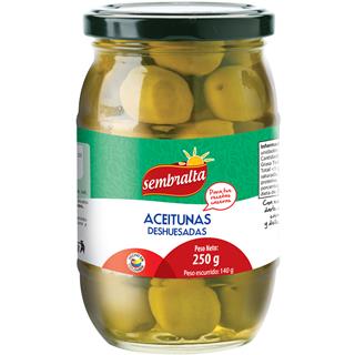 Aceitunas Verdes Deshuesadas Sembralta  250 g