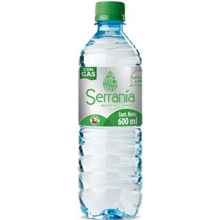 Agua con Gas Serranía  600 ml