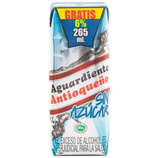 Aguardiente sin Azúcar Aguardiente Antioqueño  250 ml