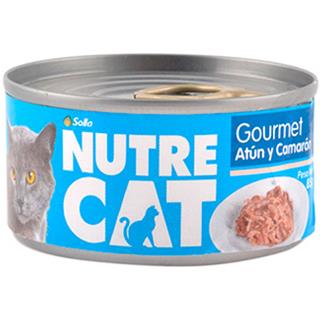 Alimento Húmedo para Gatos Adultos Atún y Camarón Nutre Cat  85 g