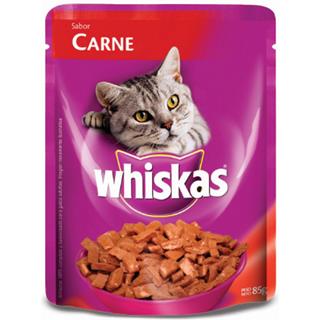 Alimento Húmedo para Gatos Adultos Carne en Salsa Whiskas  85 g