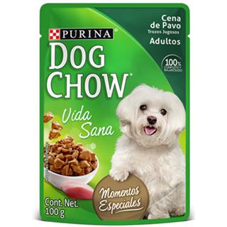 Alimento Húmedo para Perros Adultos Cena de Pavo Purina Dog Chow  100 g