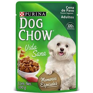 Alimento Húmedo para Perros Adultos Cena de Pavo Purina Dog Chow  100 g