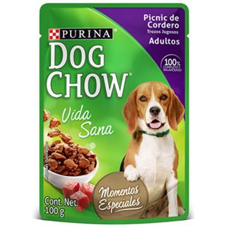 Alimento Húmedo para Perros Adultos Picnic de Cordero Purina Dog Chow  100 g