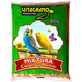 Alimento para Aves Pequeñas Canarios y Pericos Vitagrano  300 g