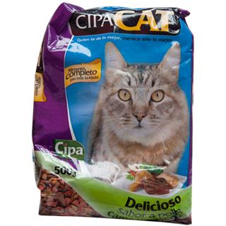 Alimento Seco para Gatos Adultos Cipacat  500 g