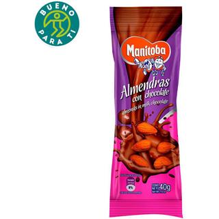 Almendras con Chocolate Manitoba  40 g