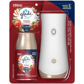 Ambientador Automático con Aroma a Canela y Manzana Glade  270 ml