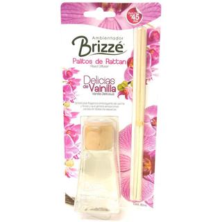 Ambientador de Palitos con Aroma a Vainilla Brizze  60 ml