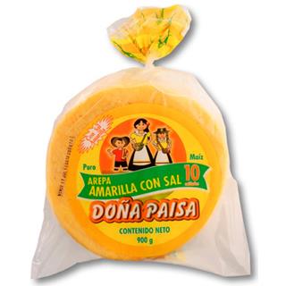 Arepas Amarillas con Sal Doña Paisa  900 g