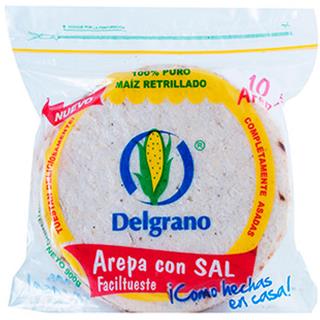 Arepas Blancas con Sal Delgrano  900 g