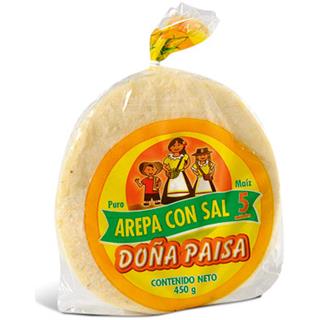 Arepas Blancas con Sal Doña Paisa  450 g