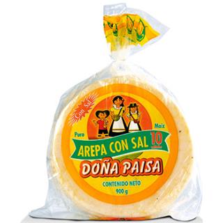 Arepas Blancas con Sal Doña Paisa  900 g