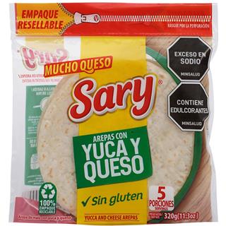 Arepas de Yuca con Queso Sary  320 g