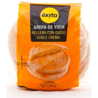 Arepas de Yuca con Queso Éxito  350 g