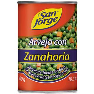 Arvejas y Zanahorias en Lata San Jorge  300 g