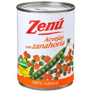 Arvejas y Zanahorias en Lata Zenú  580 g