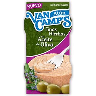 Atún en Lomitos en Aceite de Oliva Finas Hierbas Van Camp's  320 g