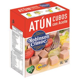 Atún en Lomitos en Aceite Cubitos Robinson Crusoe  320 g