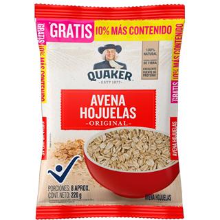 Avena en Hojuelas Quaker  220 g