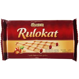 Barquillos Rellenos de Crema Rulokat  42 g