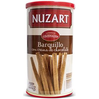 Barquillos Rellenos de Crema Sabor a Chocolate Nuzart  150 g