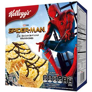 Barra de Arroz Inflado Spiderman Kellogg's  132 g