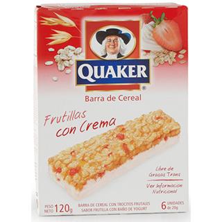 Barra de Cereal con Frutas Quaker  120 g