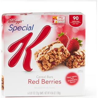 Barra de Cereal con Frutas Special K  138 g