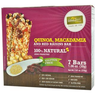 Barra de Cereal Quinua, Macadamia Dipsa Food  210 g
