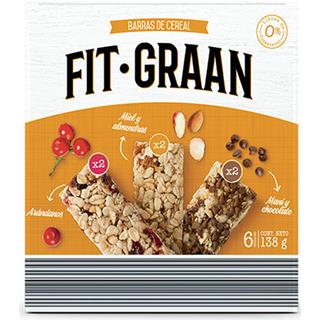 Barra de Cereal Sabores Surtidos Fit Graan  138 g