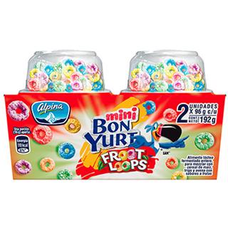 Bebida Láctea con Cereal en Aros Bon Yurt  192 g