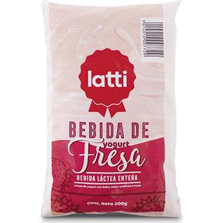 Bebida Láctea con Sabor a Fresa en Bolsa Latti  200 g