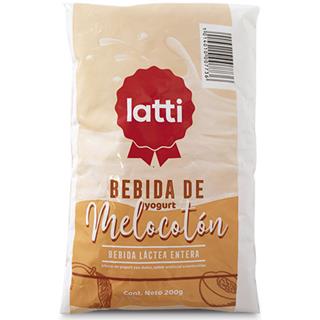 Bebida Láctea con Sabor a Melocotón en Bolsa Latti  200 g