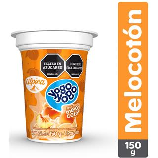 Bebida Láctea Semidescremada con Sabor a Melocotón en Vaso Yogo Yogo  150 g