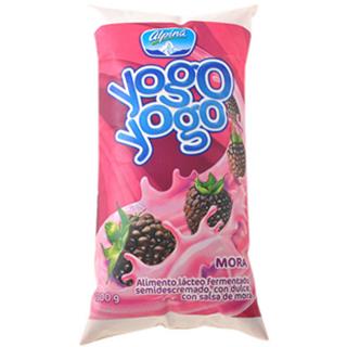 Bebida Láctea Semidescremada con Sabor a Mora Yogo Yogo 1 000 g