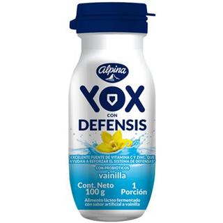 Bebida Láctea en Botella Defensis, Vainilla Yox  100 g