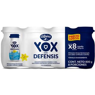 Bebida Láctea en Botella Defensis, Vainilla Yox  800 g