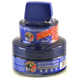 Betún de Crema Autobrillante de Color Azul Búfalo  40 g