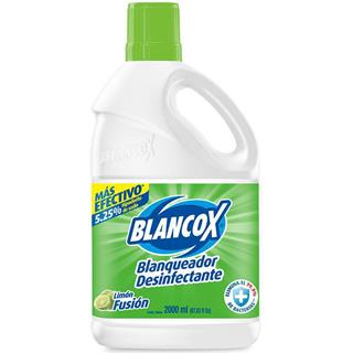 Blanqueador con Aroma a Limón Lima-Limón, 5,25% Hipoclorito de Sodio BlancoX 2 000 ml