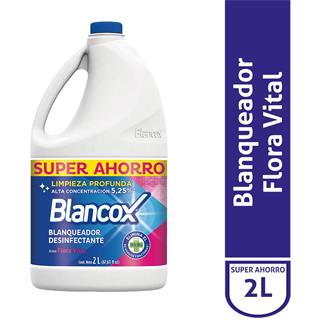 Blanqueador con Aroma Floral 5,25% Hipoclorito de Sodio BlancoX 2 000 ml