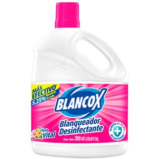 Blanqueador con Aroma Floral 5,25% Hipoclorito de Sodio BlancoX 3 800 ml