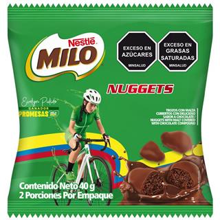 Bocaditos de Malta Recubiertos con Chocolate Milo  40 g