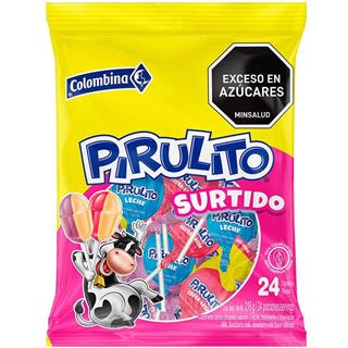 Bombón Común Sabores Surtidos Pirulito  216 g