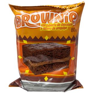 Brownies con Chocolates Recubiertos con Chocolate de Justo & Bueno  80 g