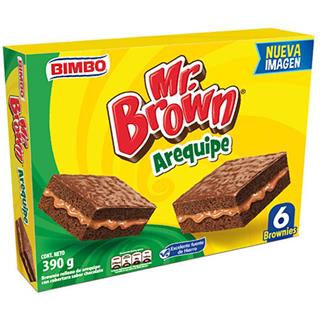 Brownies Rellenos Arequipe Mr. Brown  360 g