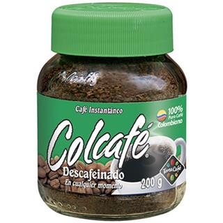 Café Instantáneo Granulado Descafeinado Colcafé  200 g