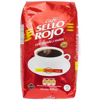 Café Tostado y Molido Medio Sello Rojo  500 g