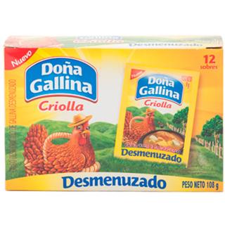 Caldo de Gallina Desmenuzado Doña Gallina  108 g